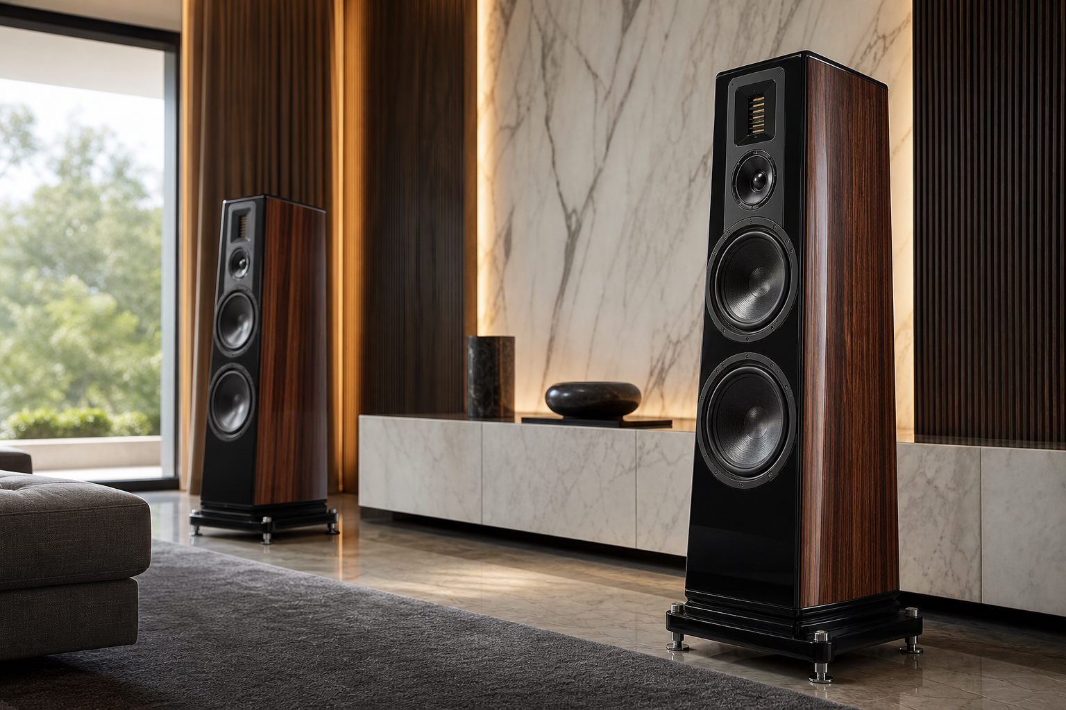 Atlantic Technology THX Ultra2 loudspeakers in a luxury home cinema