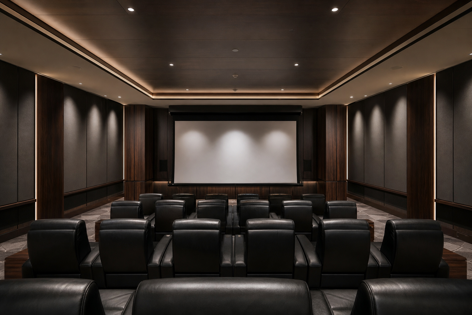 The Meridian Residence luxury home cinema with Dolby Atmos