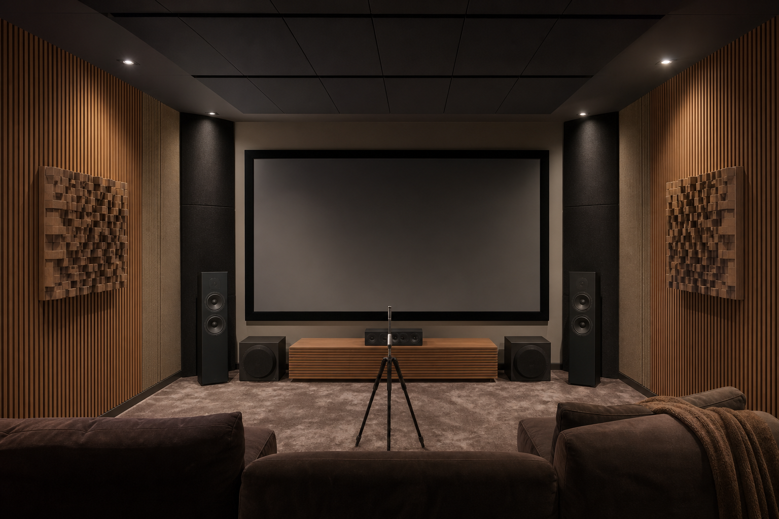 Professional acoustic design and room treatment